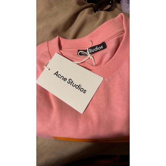 Acne Studios  Exford Inflate T shirt Pink - Picture 6 of 11